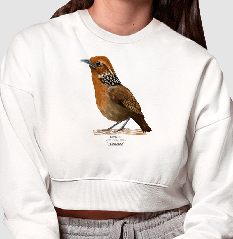 Inky Aves - Uirapuru - Moletom Cropped