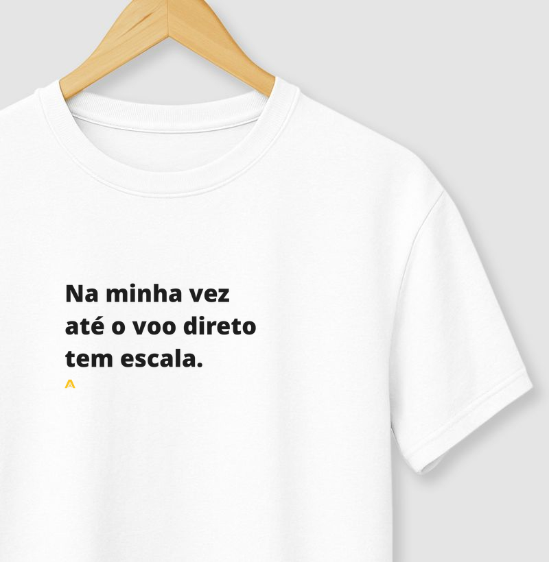 Na minha vez até voo direto tem escala