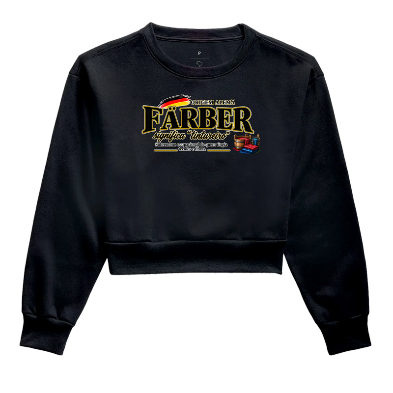 Färber  - Cropped Moletom