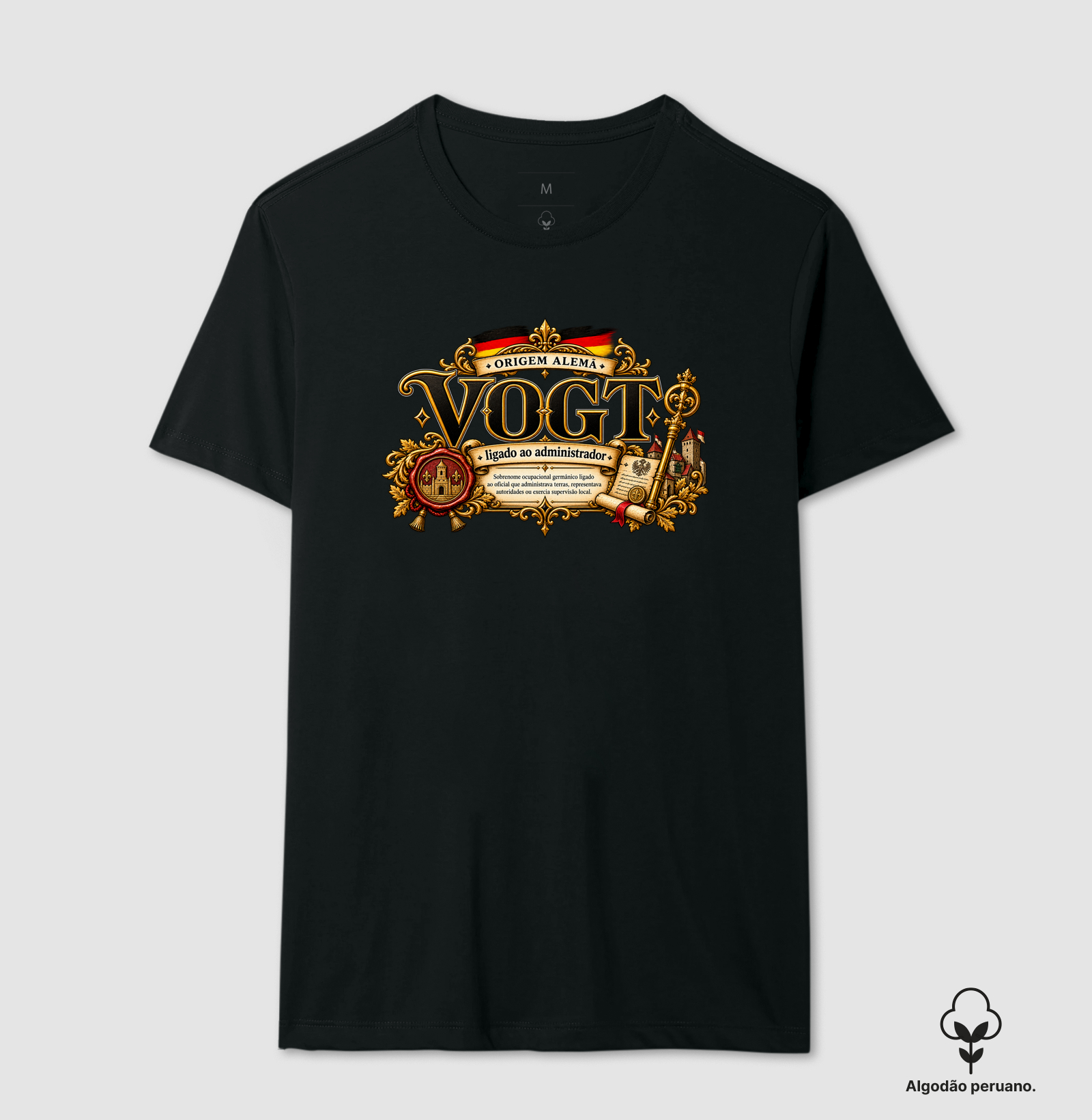 Vogt  - Camiseta Algodão Peruano