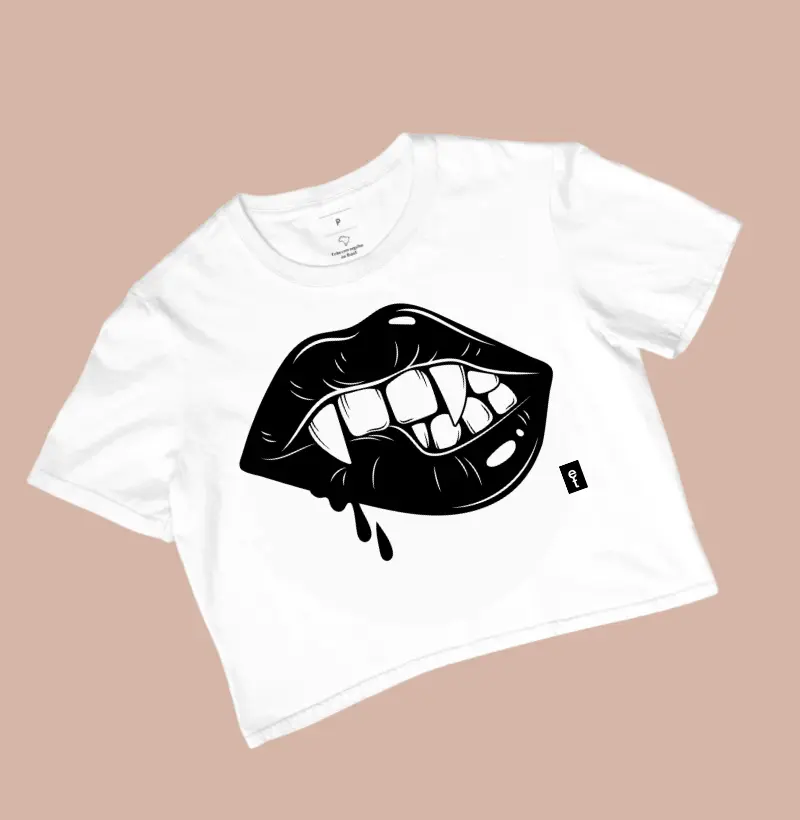 Camiseta Cropped Vamp