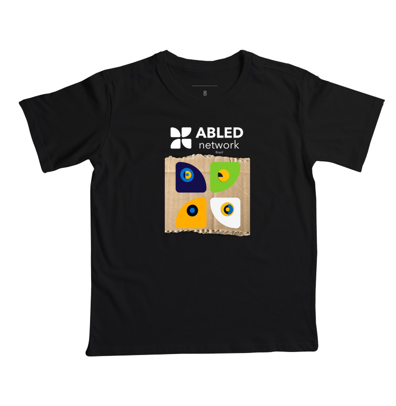 Abled Azul Marinho - Camiseta Infantil