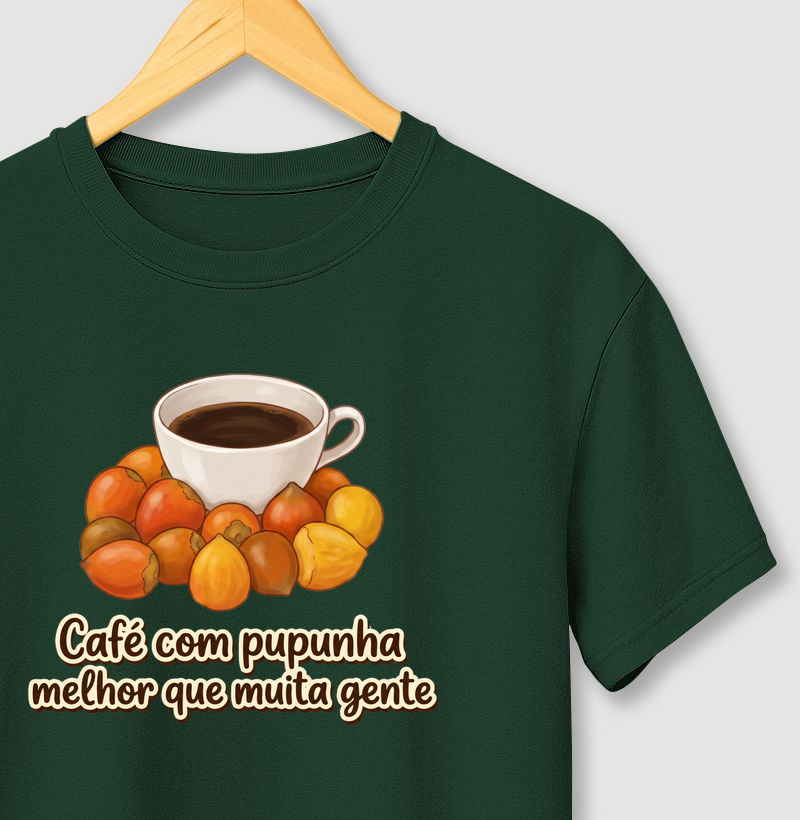 Estampa "Café com pupunha"