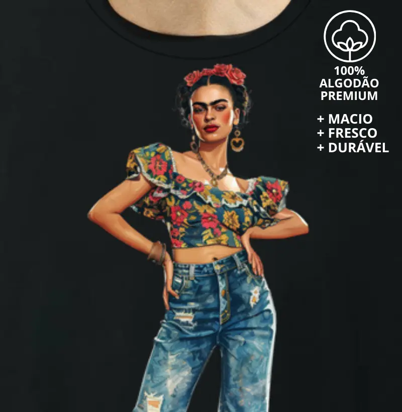 Camiseta Frida Kahlo Moderna