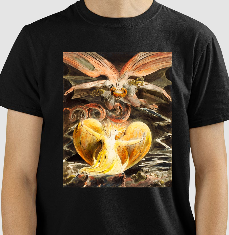 Camiseta William Blake Great Red Dragon