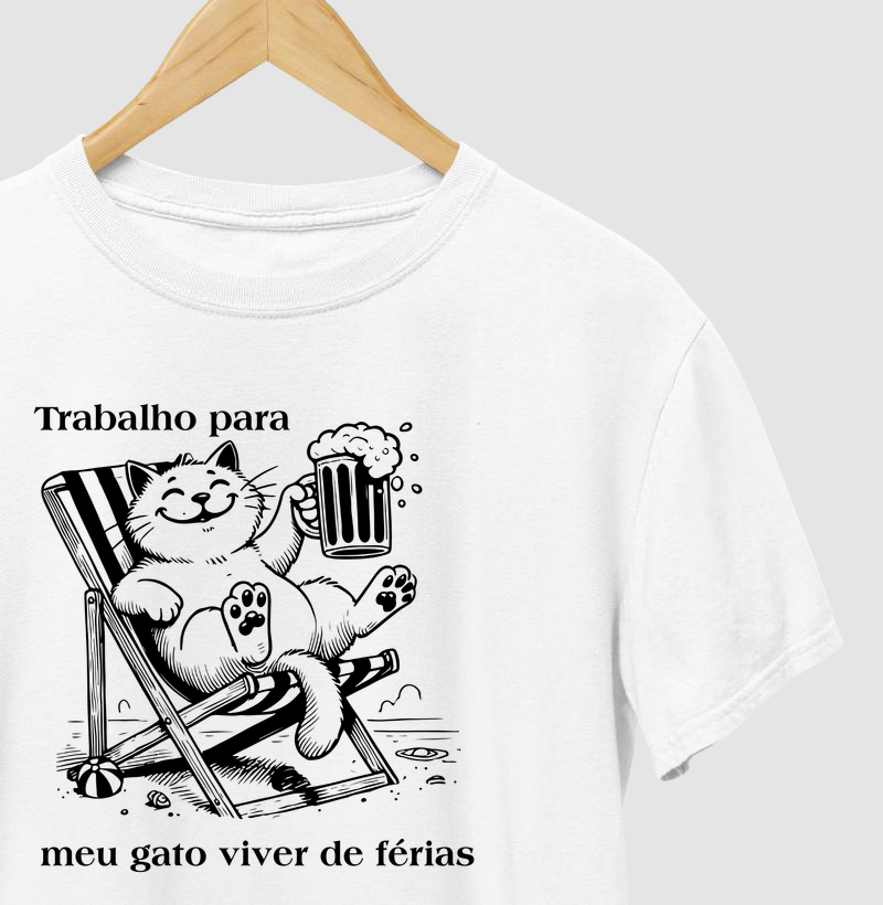 Trabalho para meu gato viver de férias