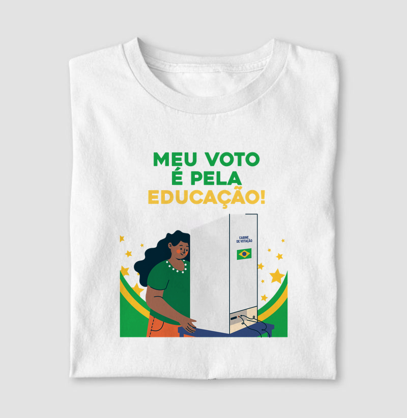Meu voto é pela educação