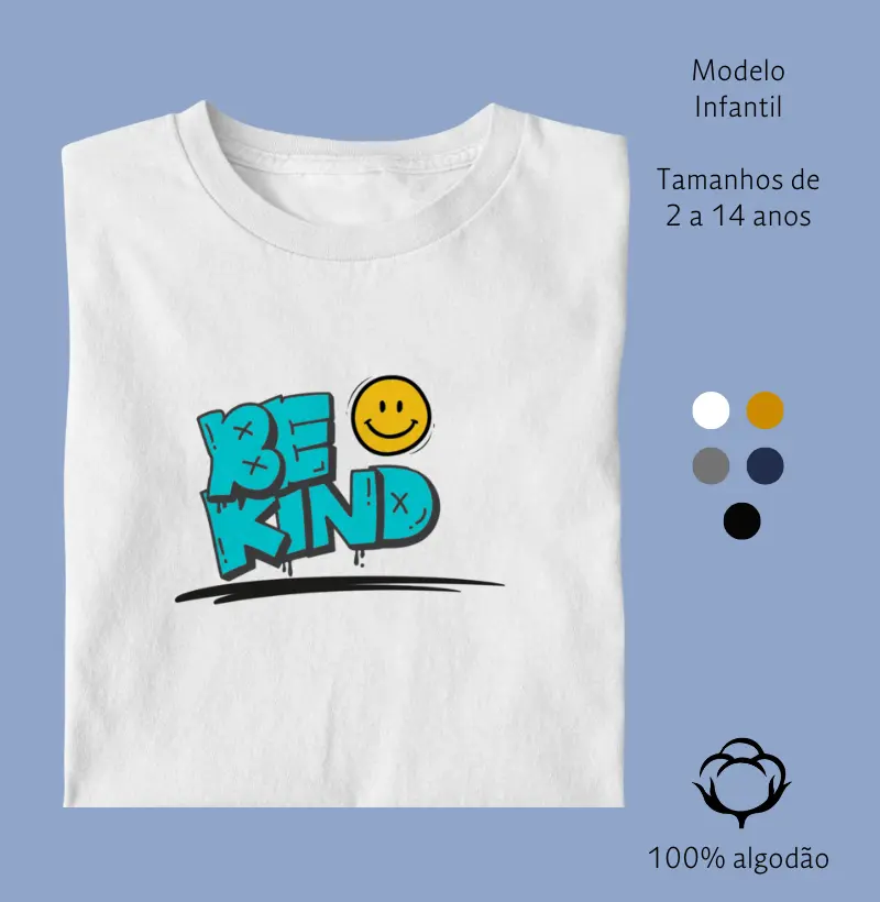 Be Kind Azul (Infantil)