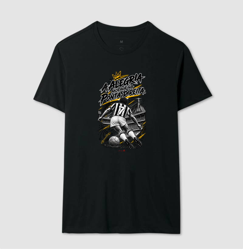 Alvinegros - O 7 que morava na ponta direita. - Camiseta