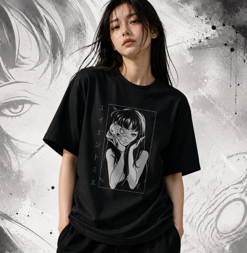 Camiseta Tomie – Oversized Unissex