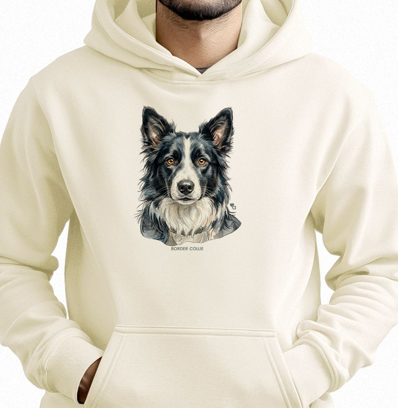 Cães - Border Collie - Moletom Hoodie