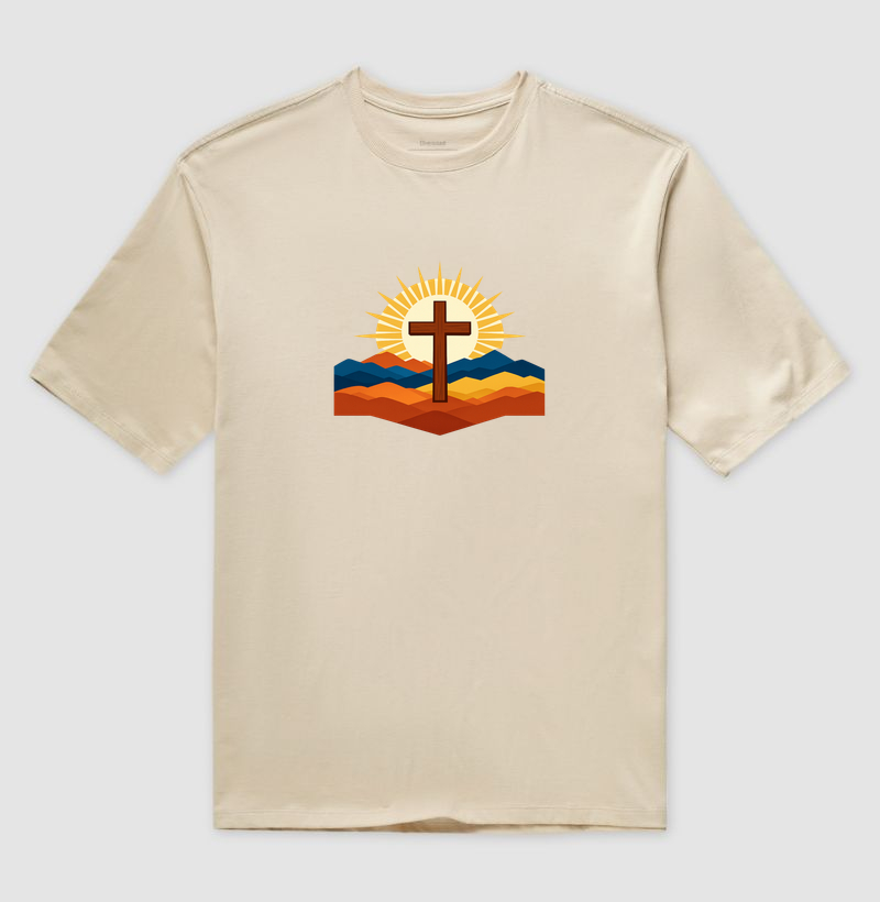 Camiseta Oversized Sol da Redenção
