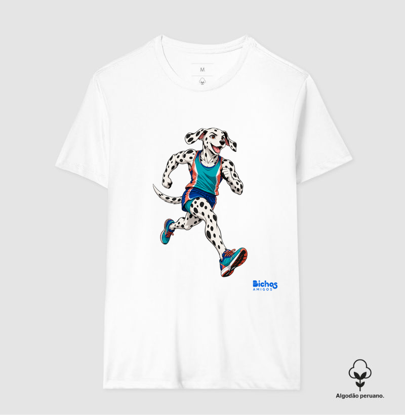 Dalmata Maratona - Camiseta Algodão Peruano