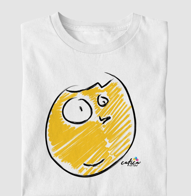 Camisa adulto de Algodão com estampa "Yellow"