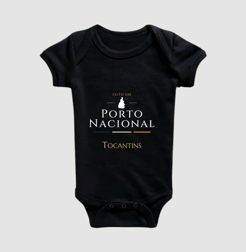 Feito em Porto Nacional TO - Body Infantil