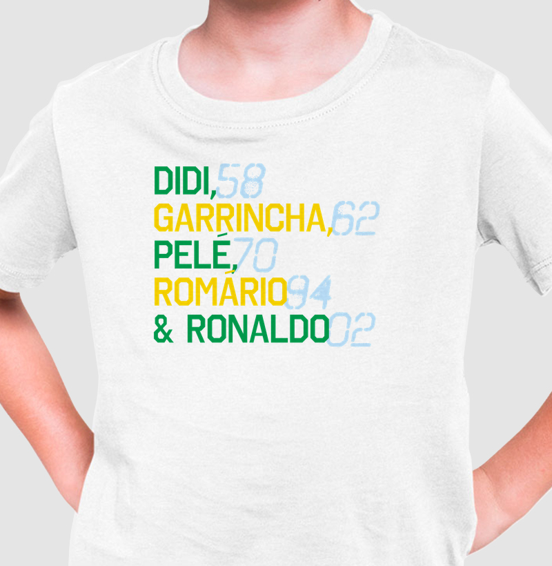 Didi, Garrincha, Pelé, Romário & Ronaldo
