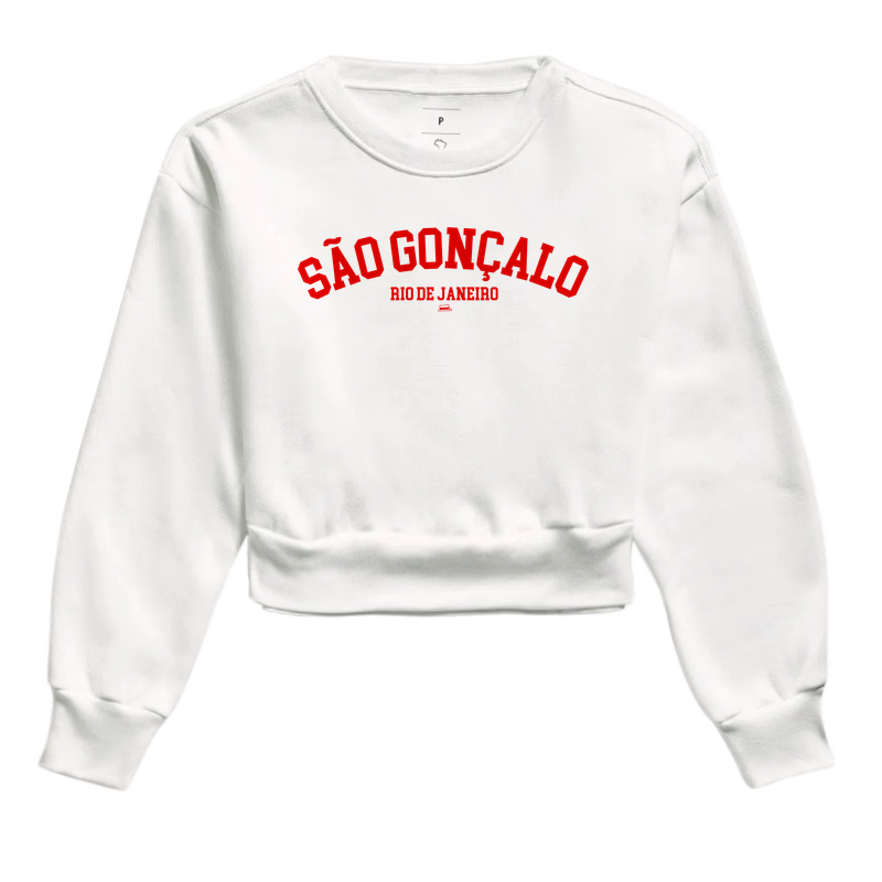 São Gonçalo - Cropped Moletom