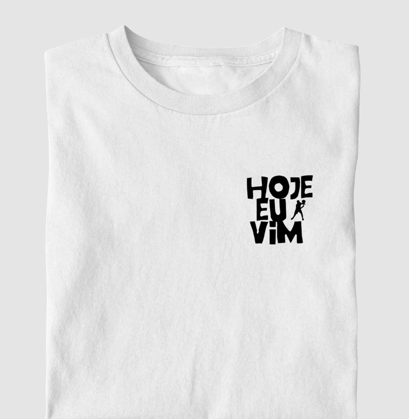 Camiseta Masculina Algodão Padel Club "Hoje eu Vim"