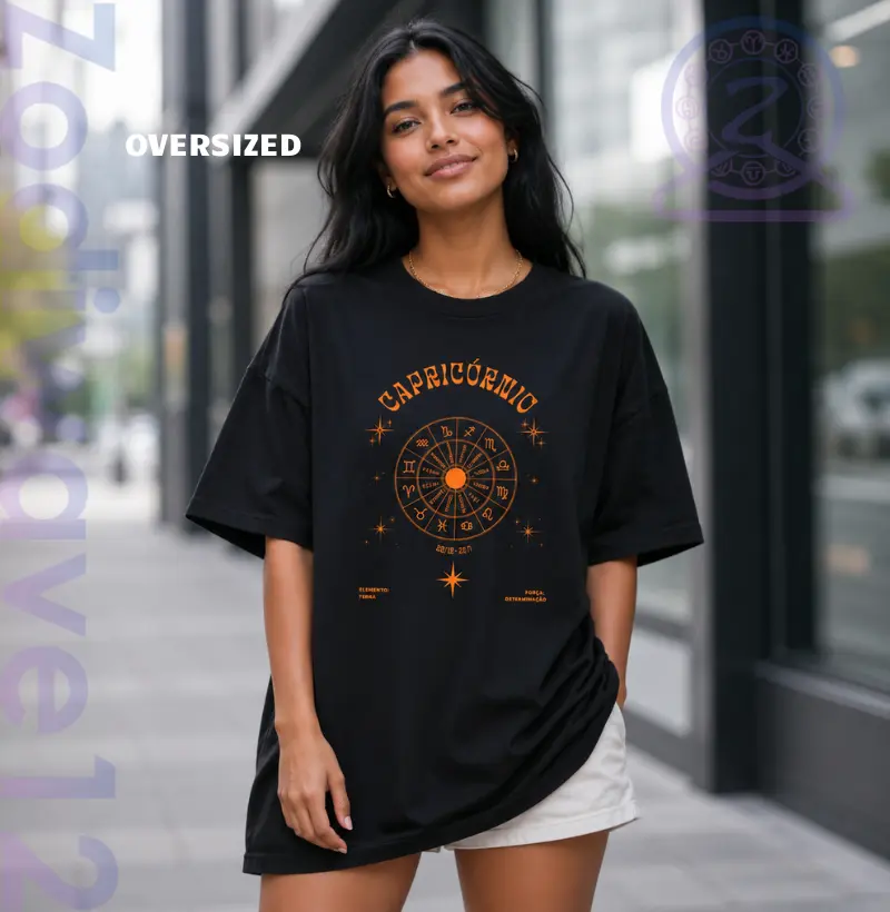 Camiseta Capricórnio — Determinação da Terra