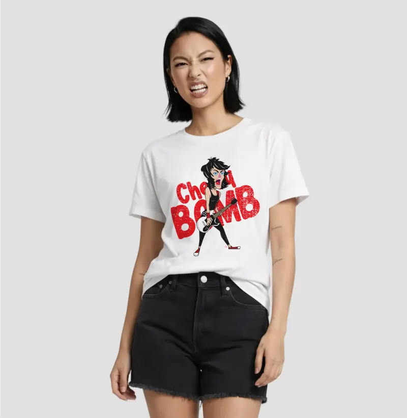 Camiseta Cherry Bomb | Caos em Cores