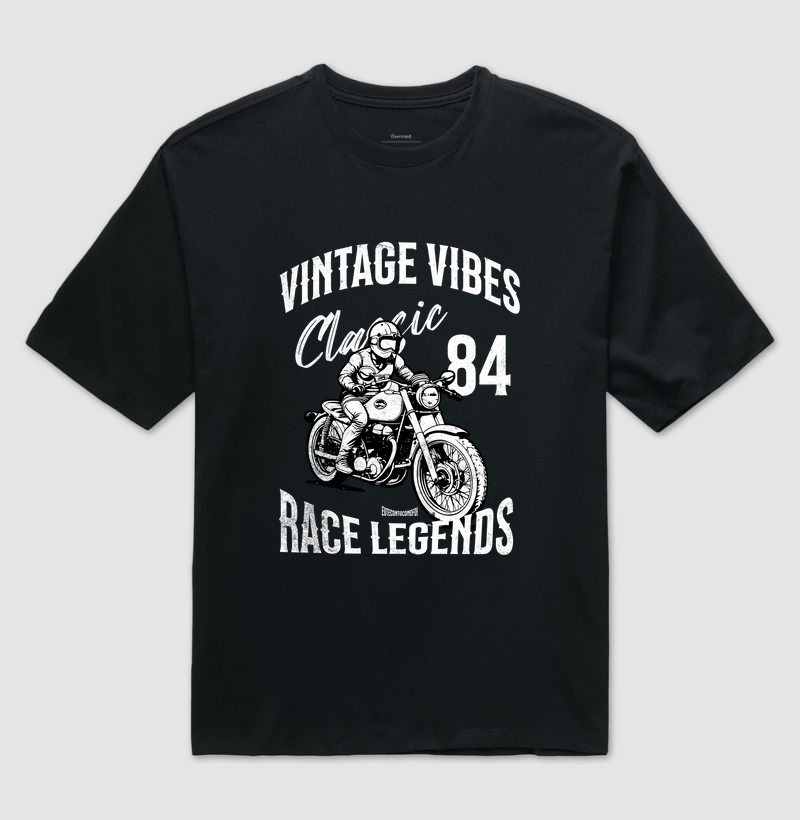 Camiseta Oversized Vintage Vibes