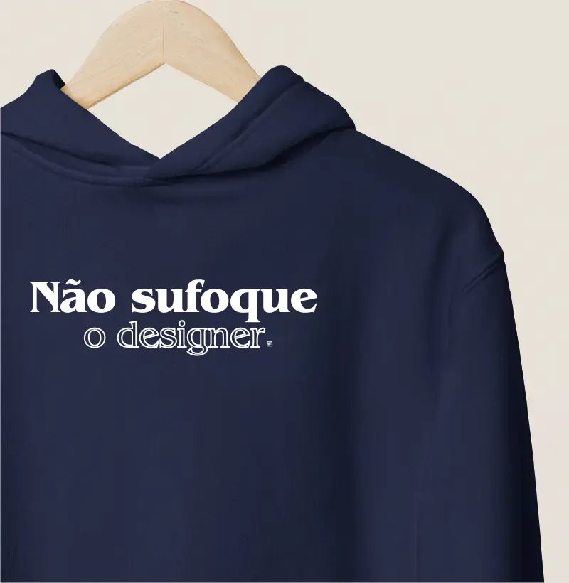 Hoodie Moletom Não sufoque o designer 