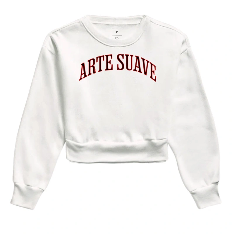 Moletom Cropped Arte Suave