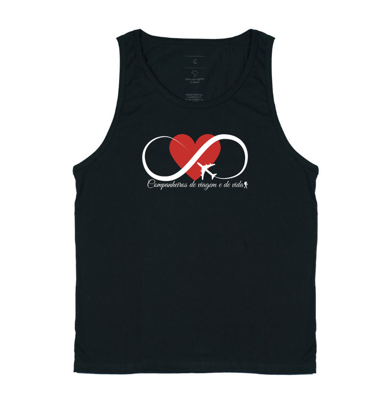 Camiseta Casal Viagem Infinita | Companheiros de Viagem e de Vida | Excursionista