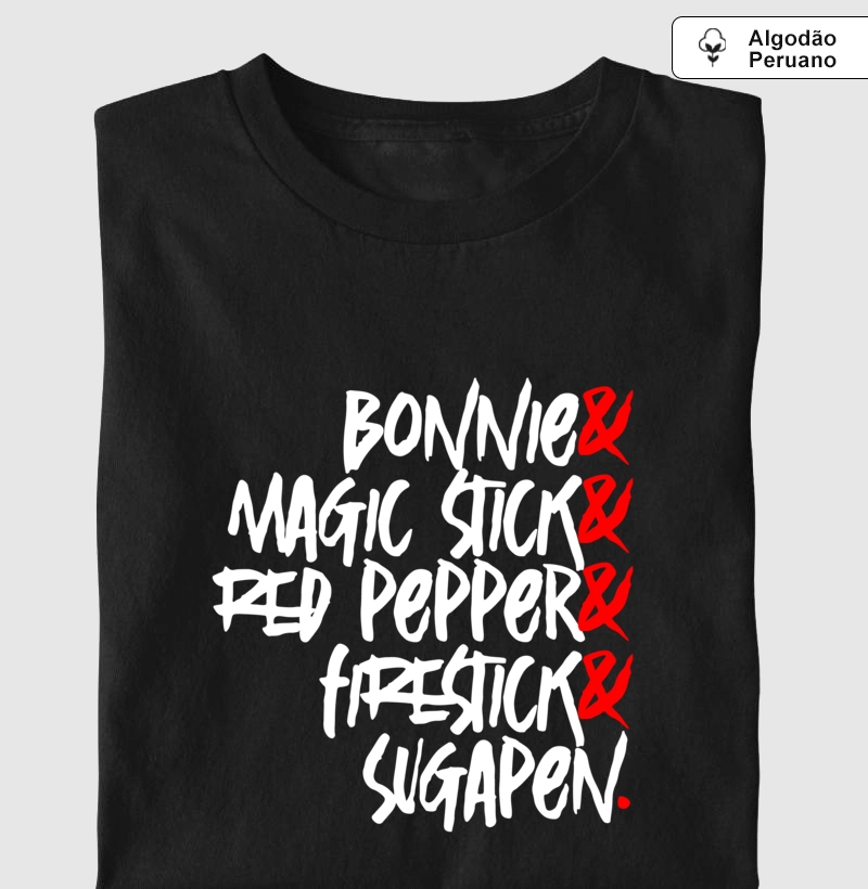 ISCAS STICKS PREMIUM - Camiseta Algodão Peruano