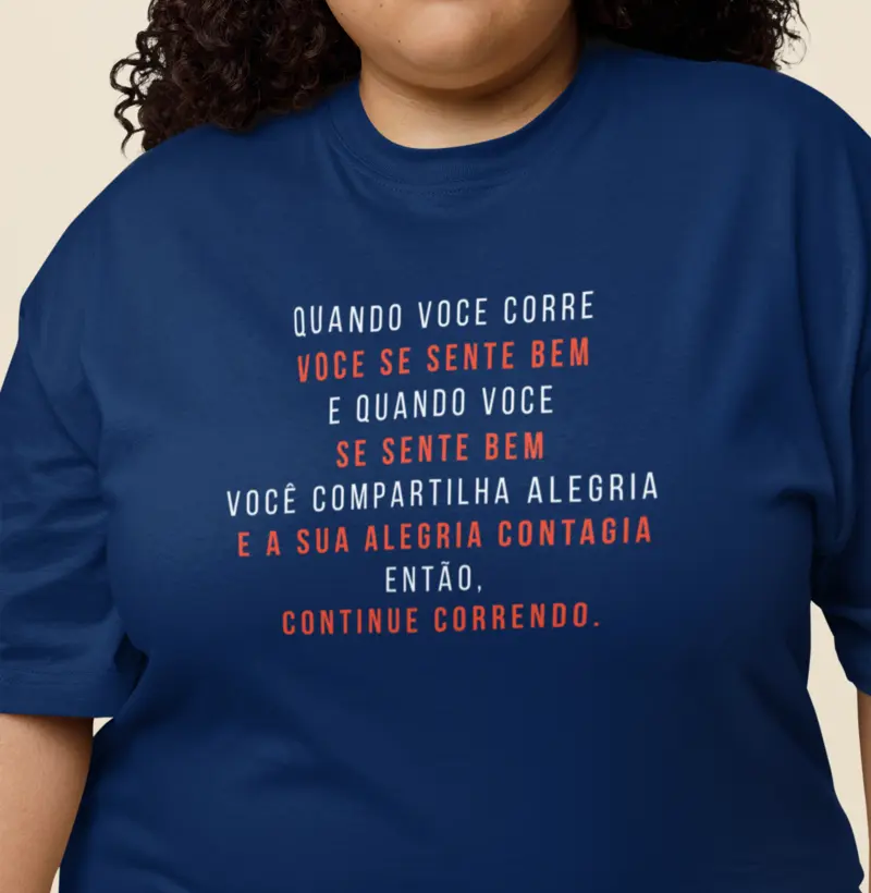 Compartilhe alegria correndo