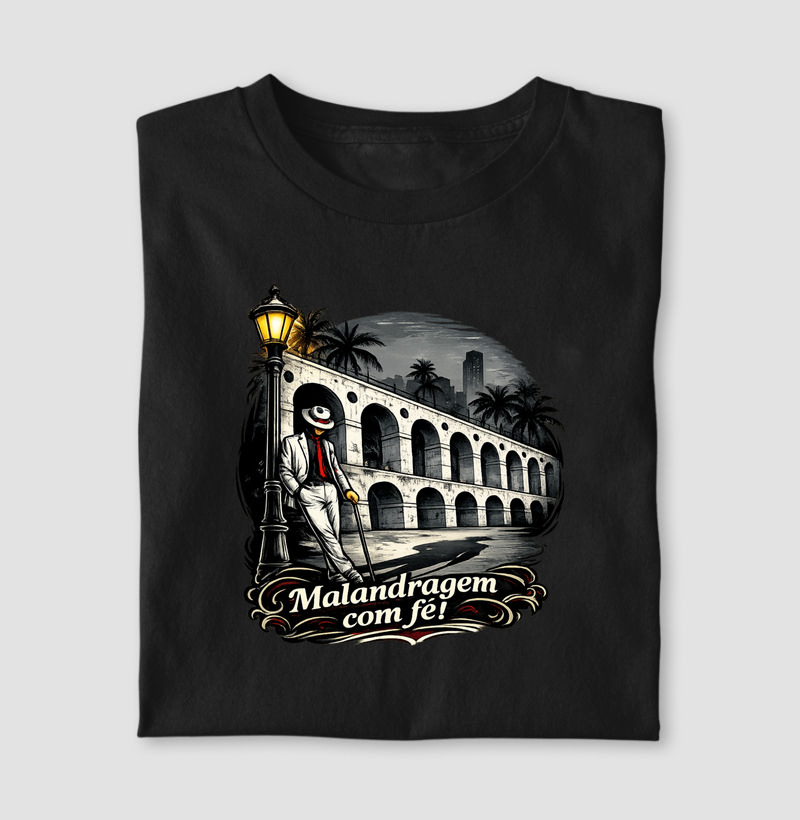 Camiseta Zé Pelintra – Malandragem com Fé