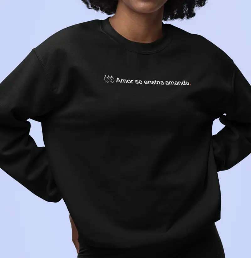 Amor se ensina amando - minimalista