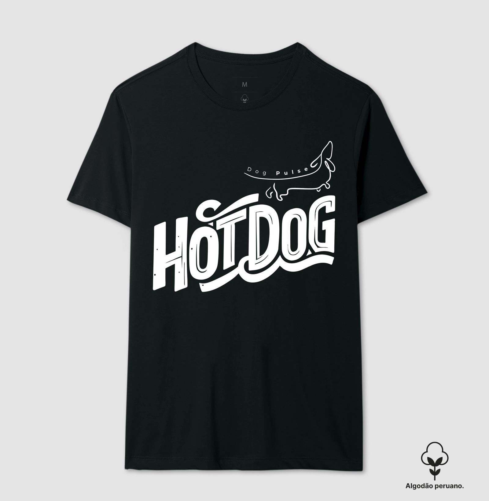 Camiseta Algodão Peruano Dog Pulse Hot Dog - Puro Ketchup
