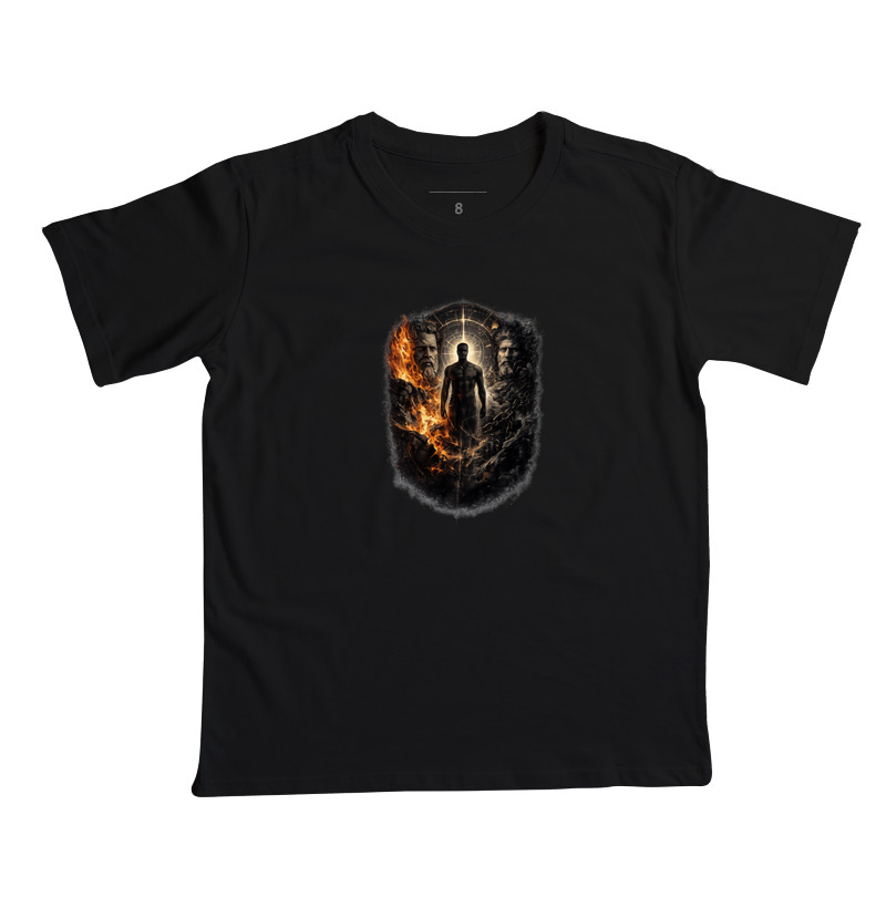 Camiseta Estoicismo "Flames and Shadows"