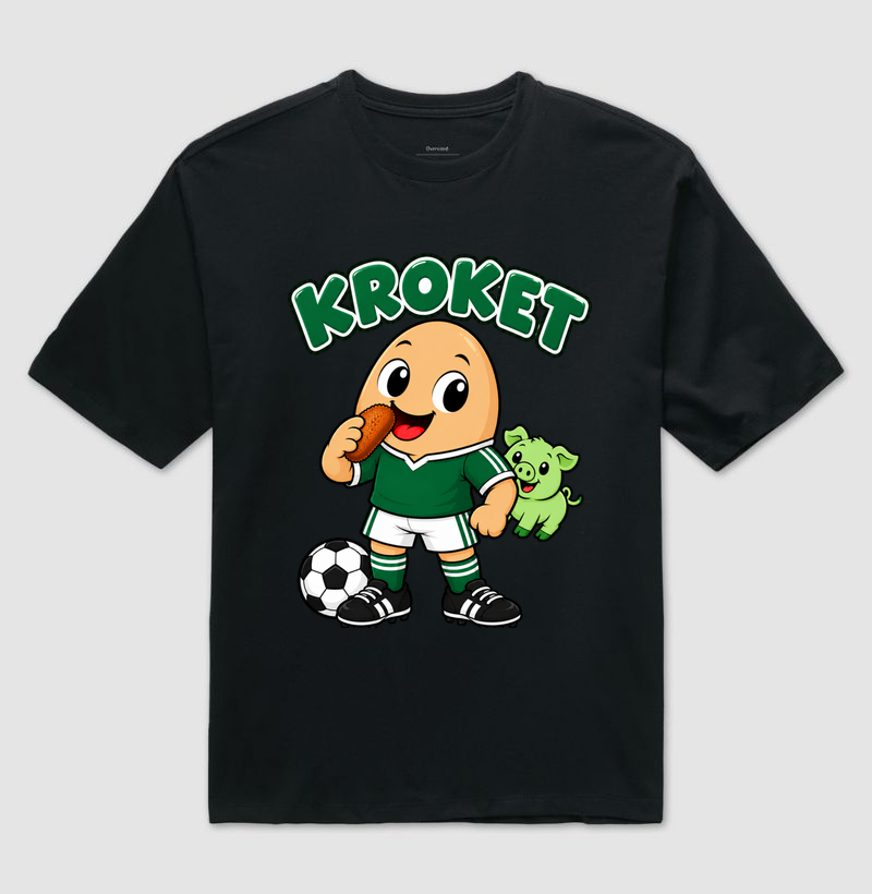 Egg Kroket - Mancha - Camiseta Oversized