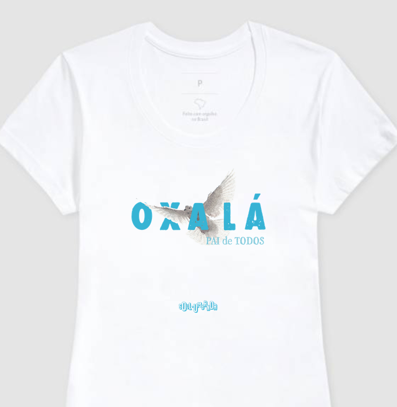 camiseta OXALÁ pai de todos feminina