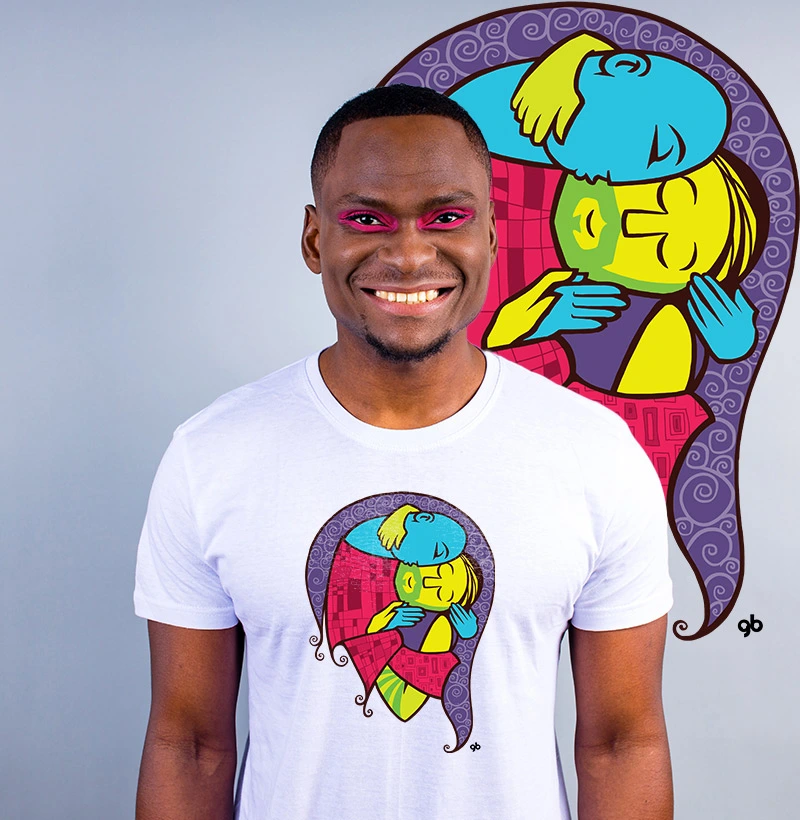 Goodbros Beijos - Camiseta