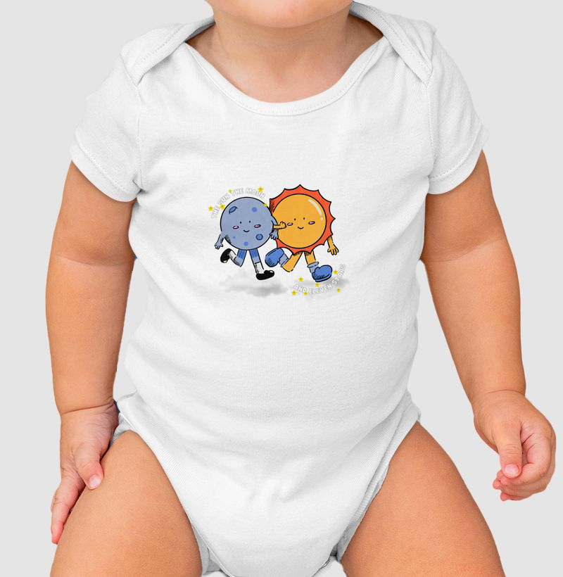 Body Bebê "Sol e Lua"