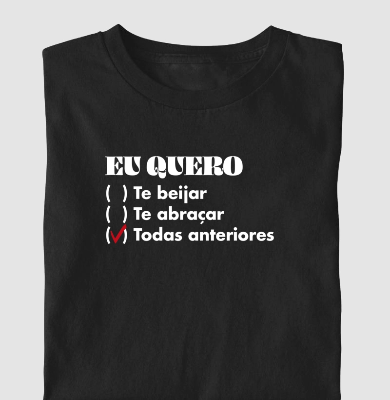 Camiseta Axé Eu Quero