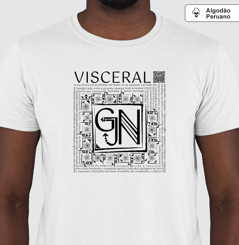 Visceral Camiseta Algodão Peruano