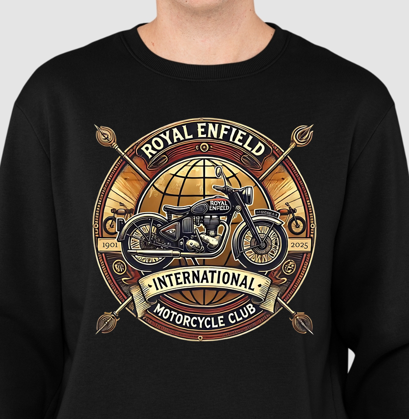 Suéter Moletom Royal Enfield International Motorcycle Club
