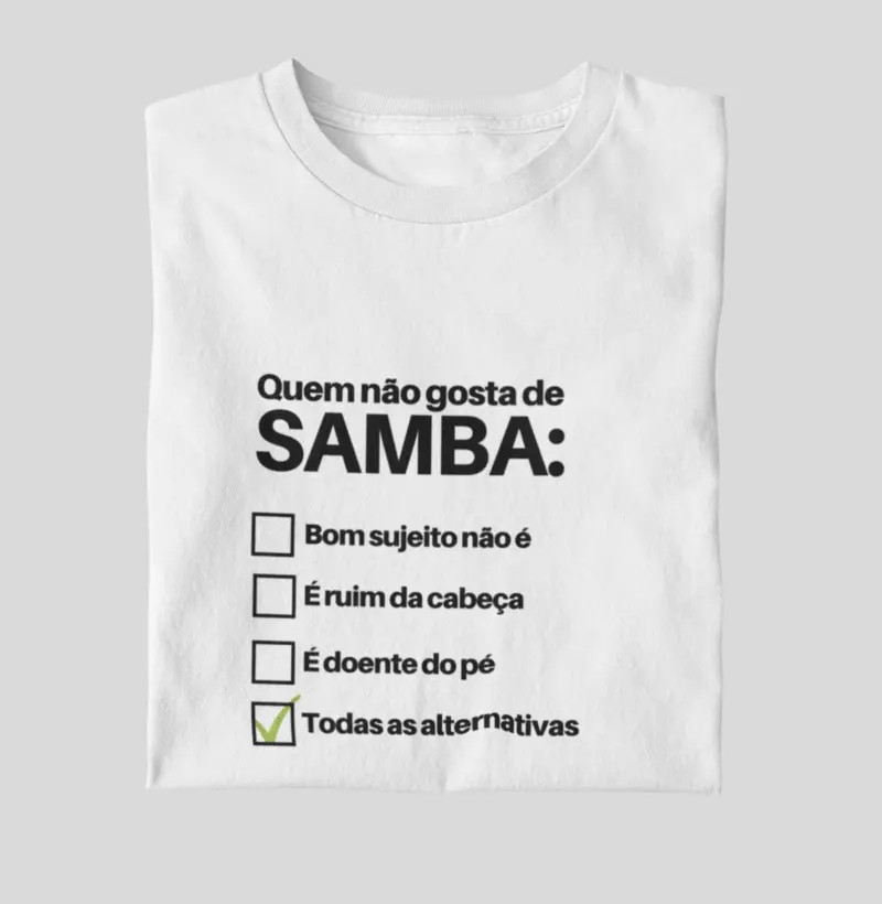 Questionário - Quem não gosta de Samba é: