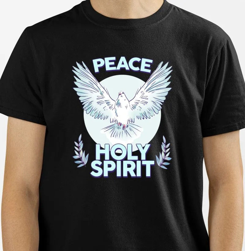 Peace Holy Spirit camiseta qualidade reserva