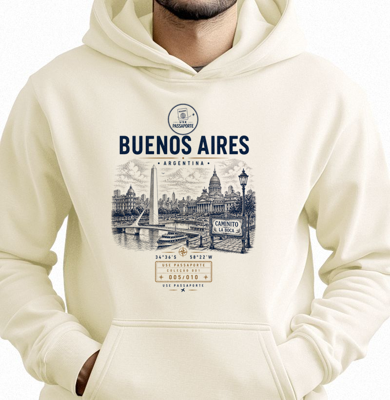Moleton Buenos Aires | Coleção 001 • 005/010 | Use Passaporte