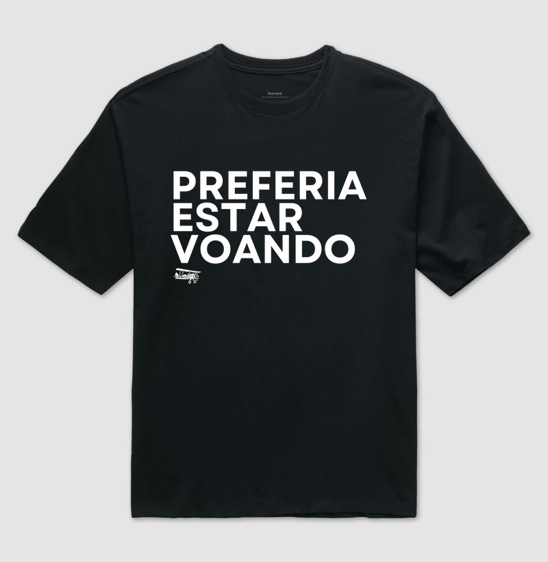 Preferia estar voando