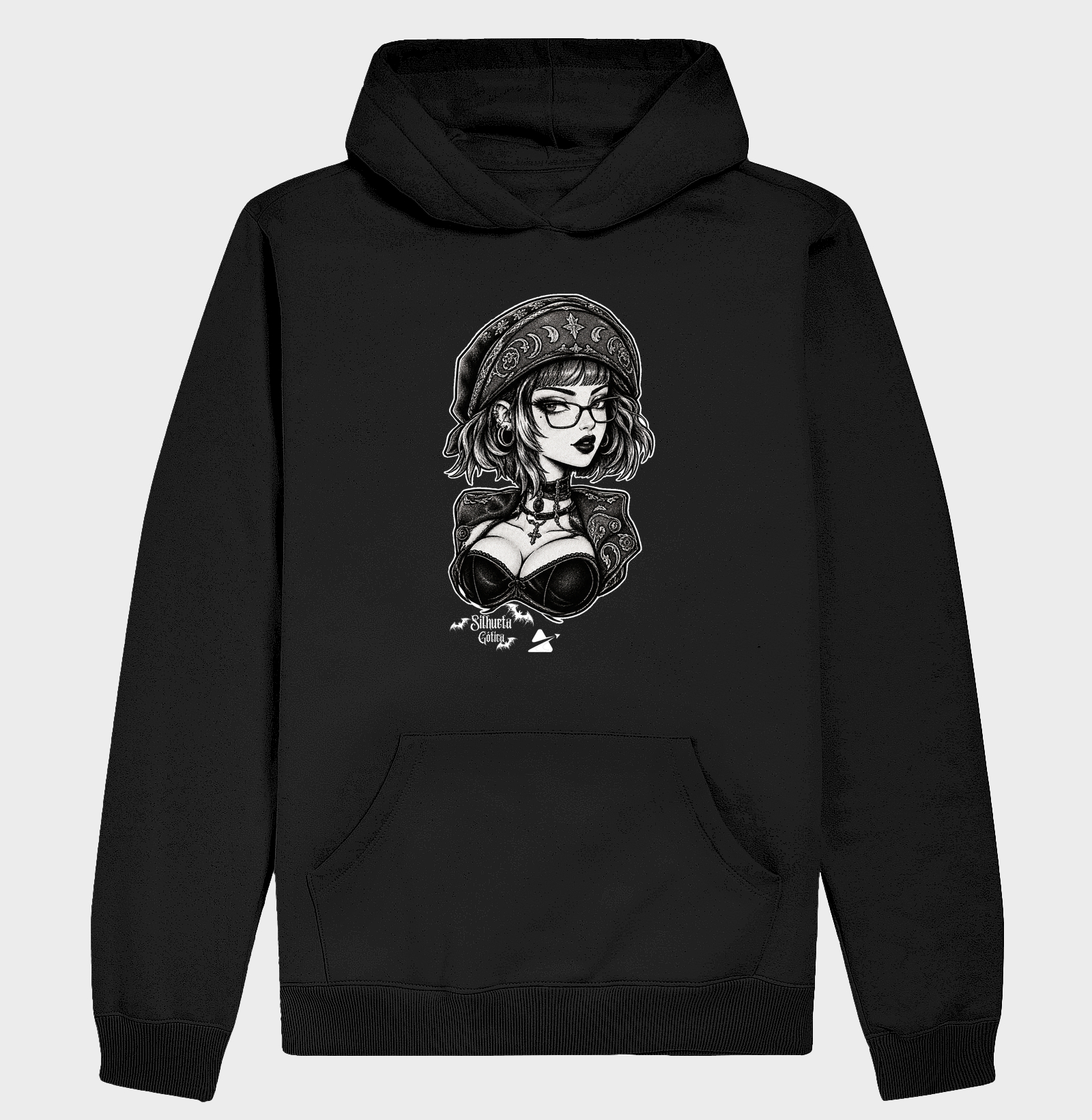 Silhouta Gótica - Hoodie Moletom
