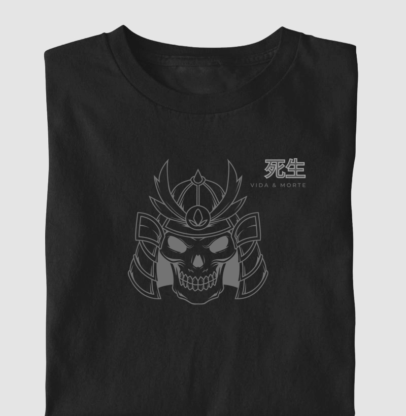 SAMURAI - SHISEI Vida e Morte - Caveira Cinza