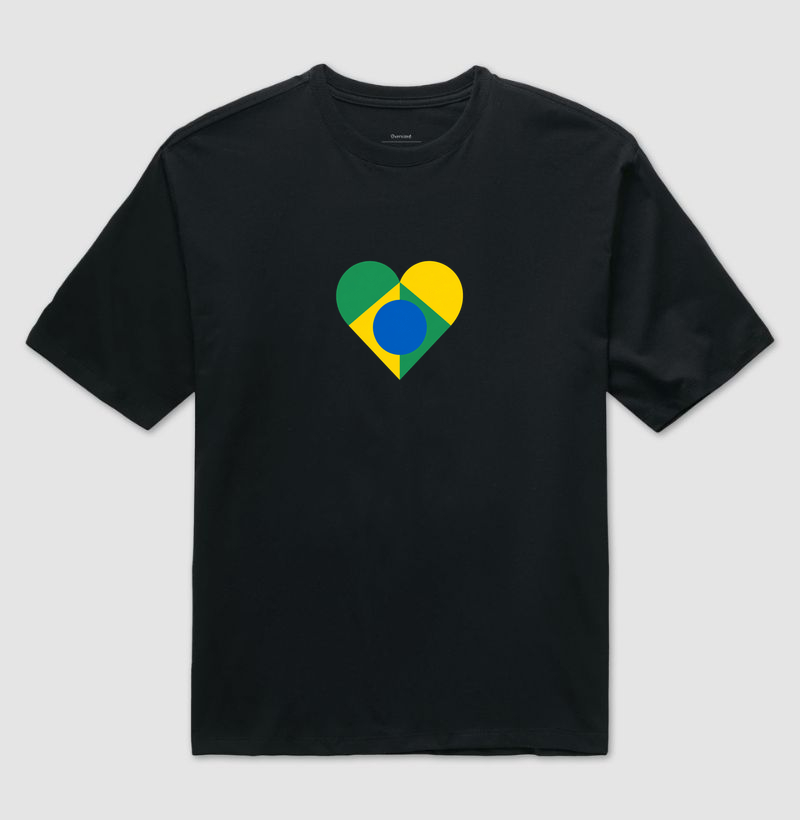 Coração Brasileiro azul