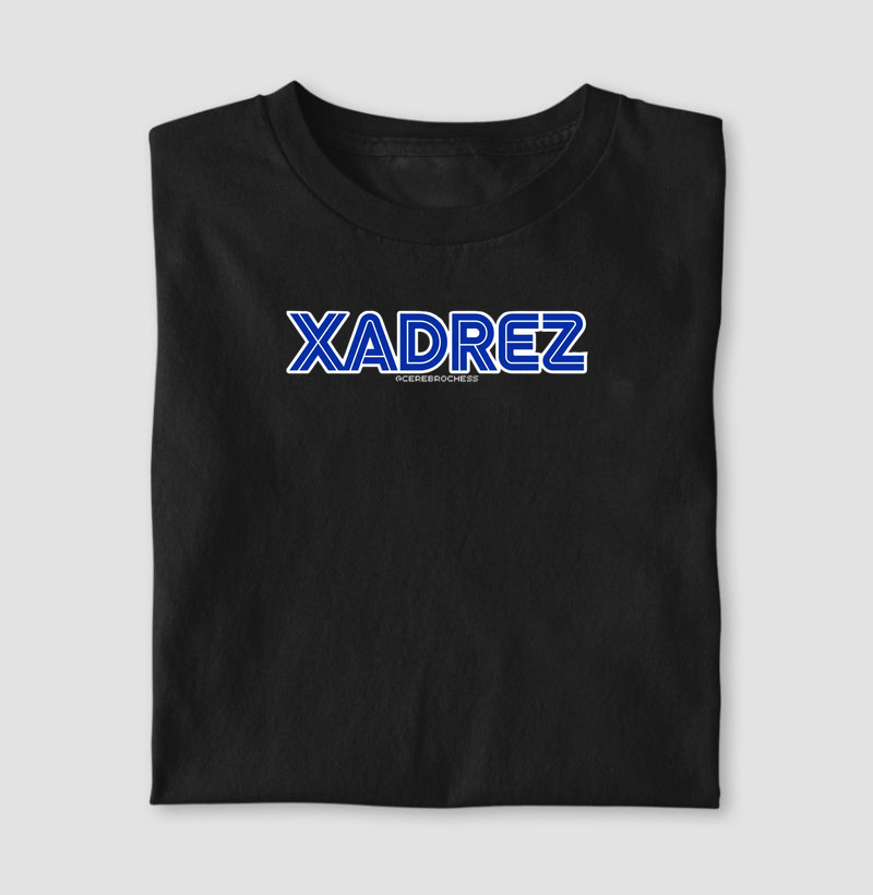 Xadrez azul e branco