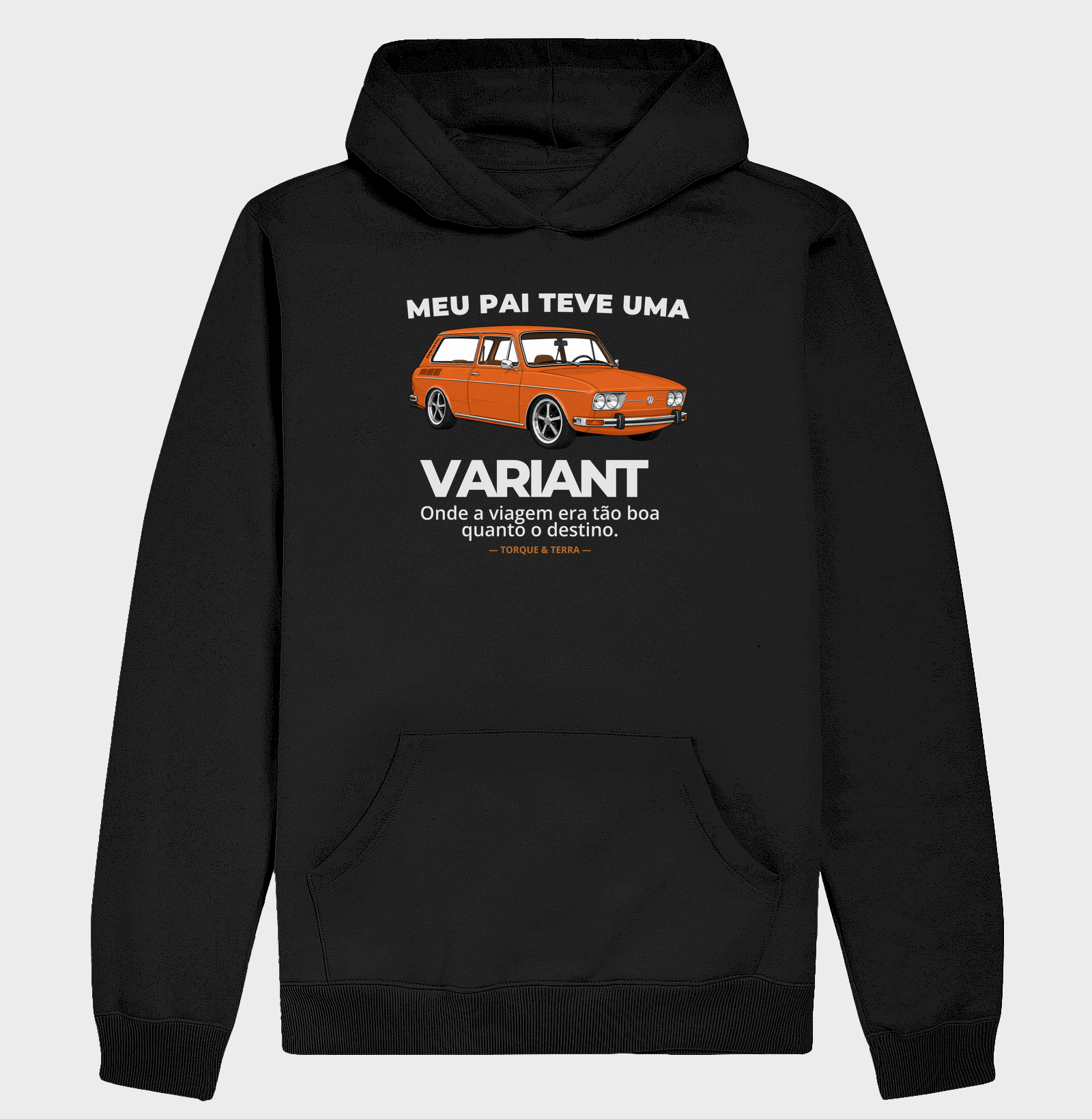Meu pai teve uma - VARIANT - ocre alaranjado - Hoodie Moletom